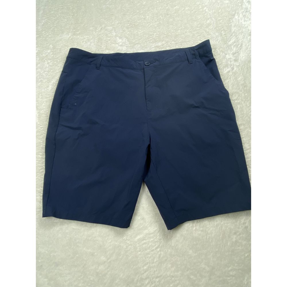 Oakley Regular Fit Navy-Blue Golf Shorts Performance Athletic Activewear Size 40